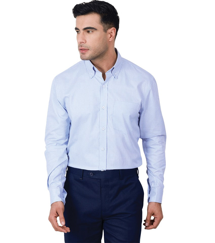 ZADORA Pack of 2 Men's Cotton Regular Fit Full Sleeves Stylish, Comfortable Casual & Formal Shirt