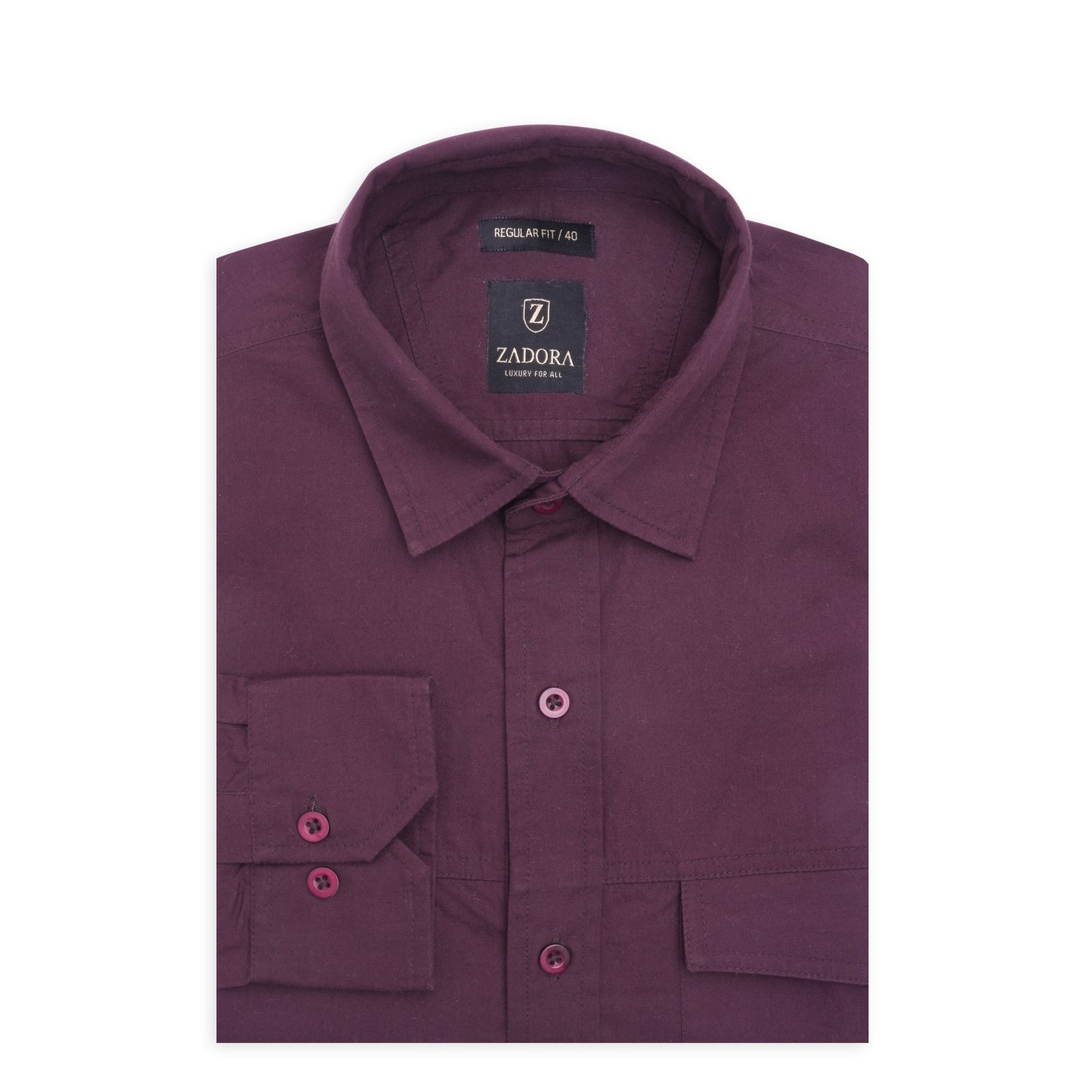 SOLID COLOUR FULL SLEEVE SHIRT