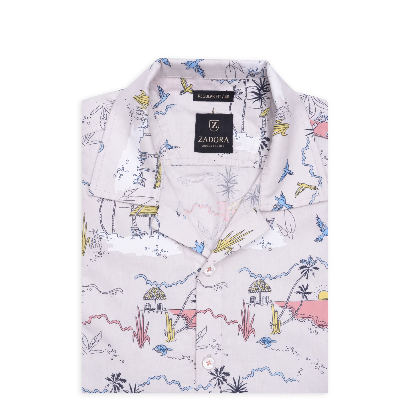 PRINTED HALF SLEEVE SHIRT