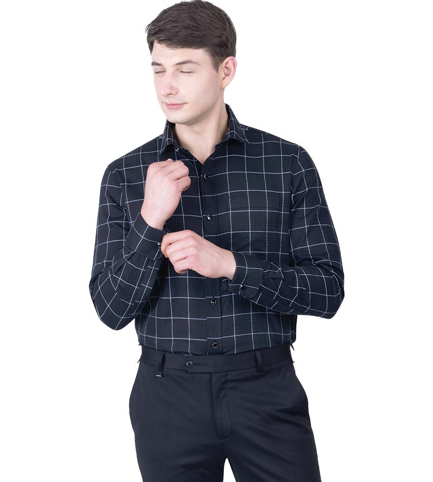 ZADORA Pack of 2 Men's Cotton Regular Fit Full Sleeves Stylish, Comfortable Casual & Formal Shirt