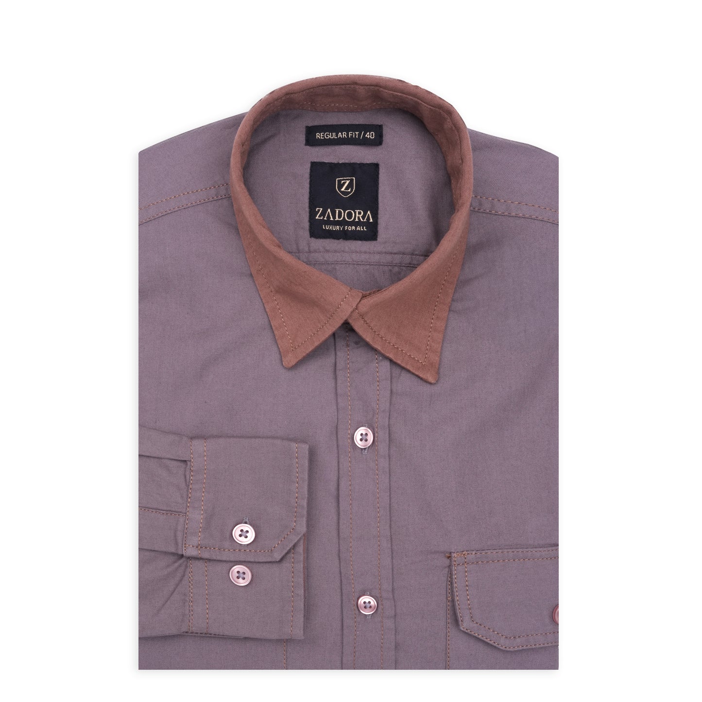 SOLID COLOUR FULL SLEEVE SHIRT