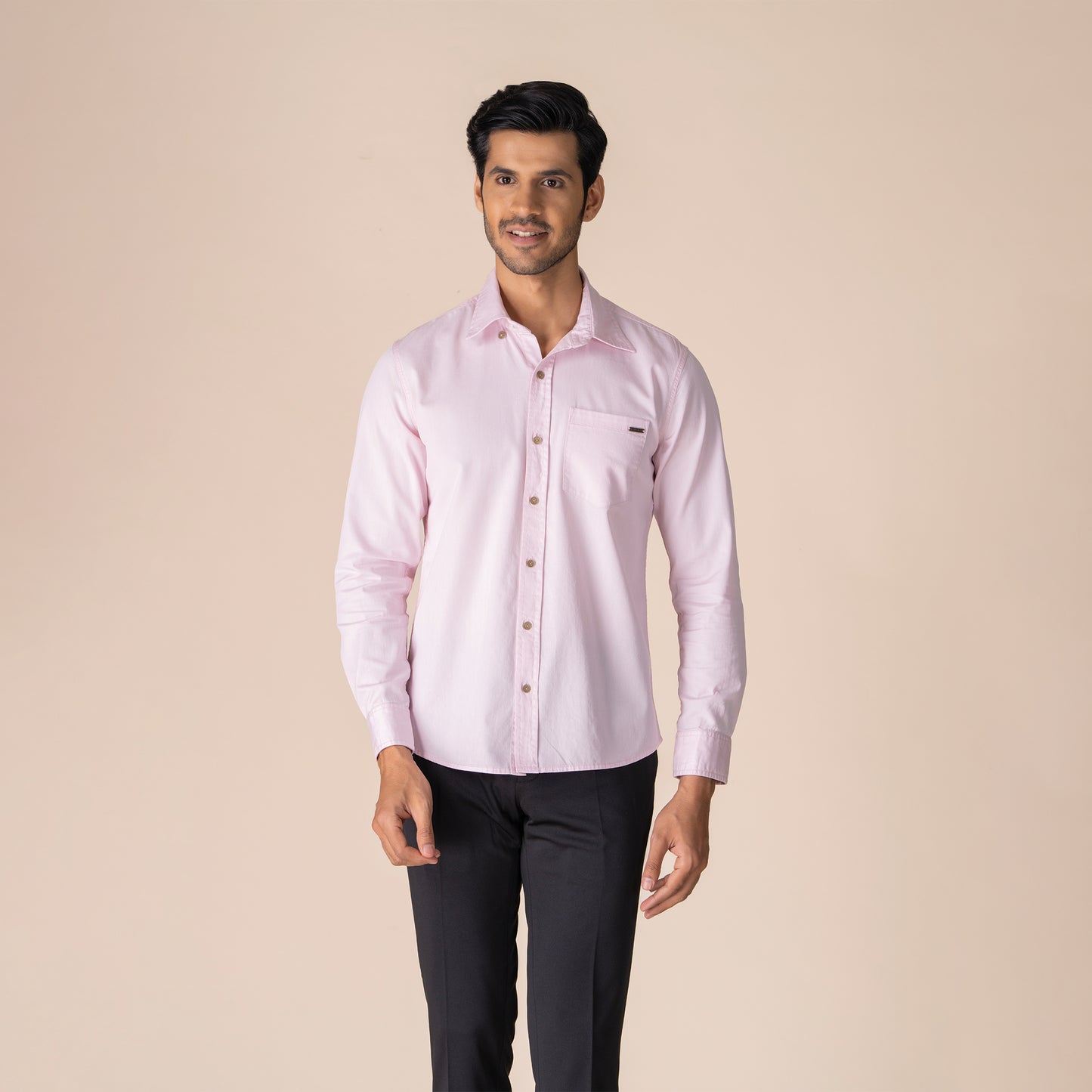 SOLID COLOUR FULL SLEEVE SHIRT