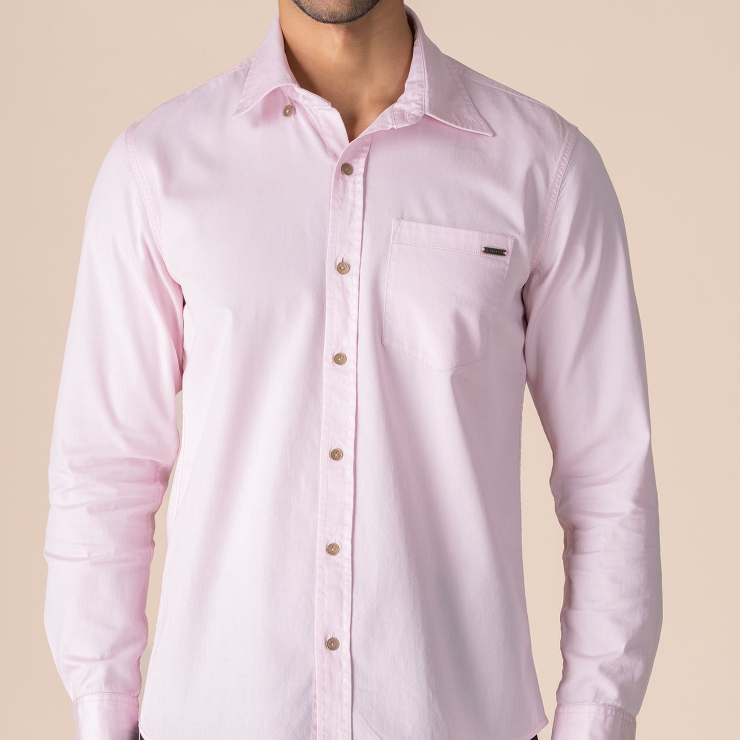 SOLID COLOUR FULL SLEEVE SHIRT