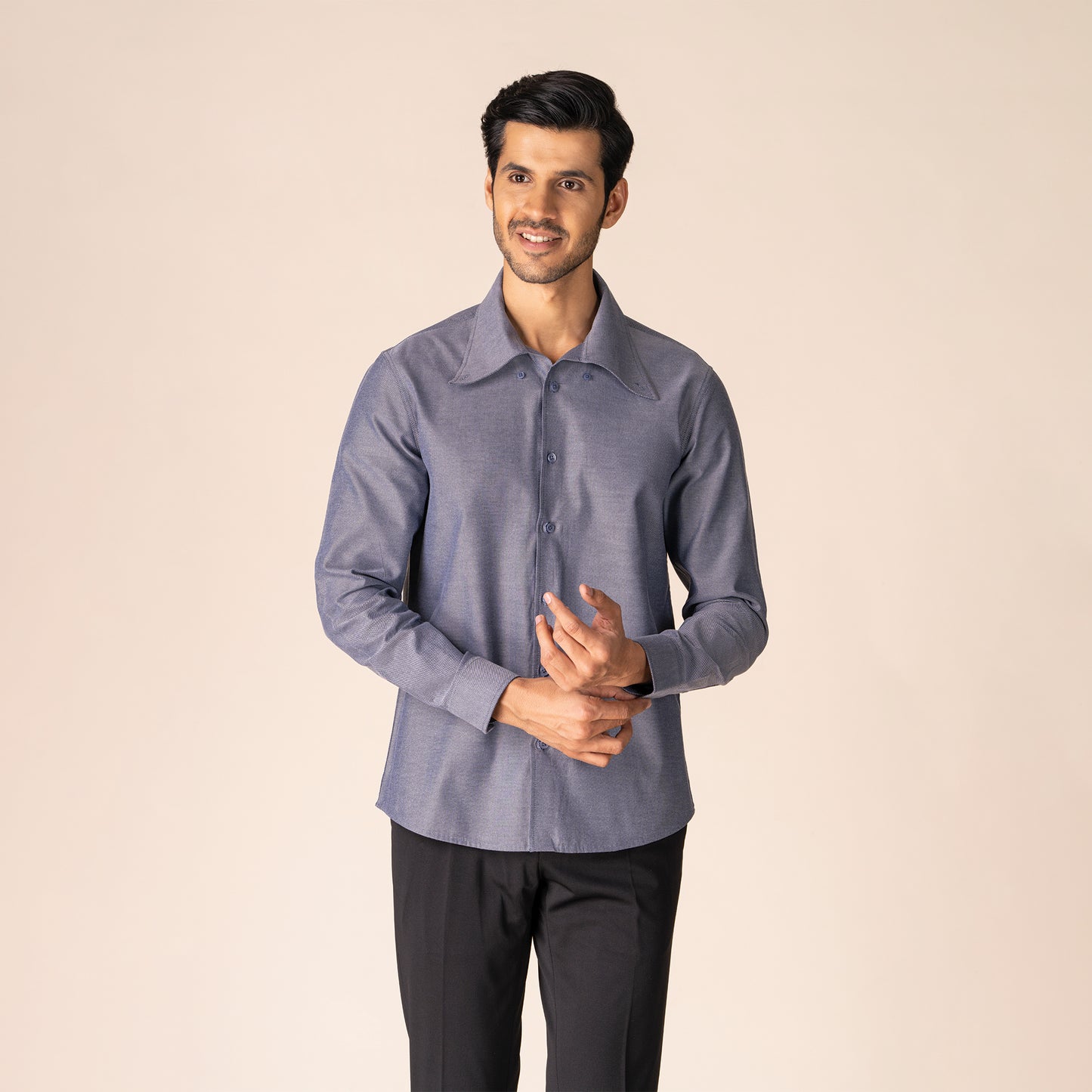 SOLID COLOUR FULL SLEEVE SHIRT