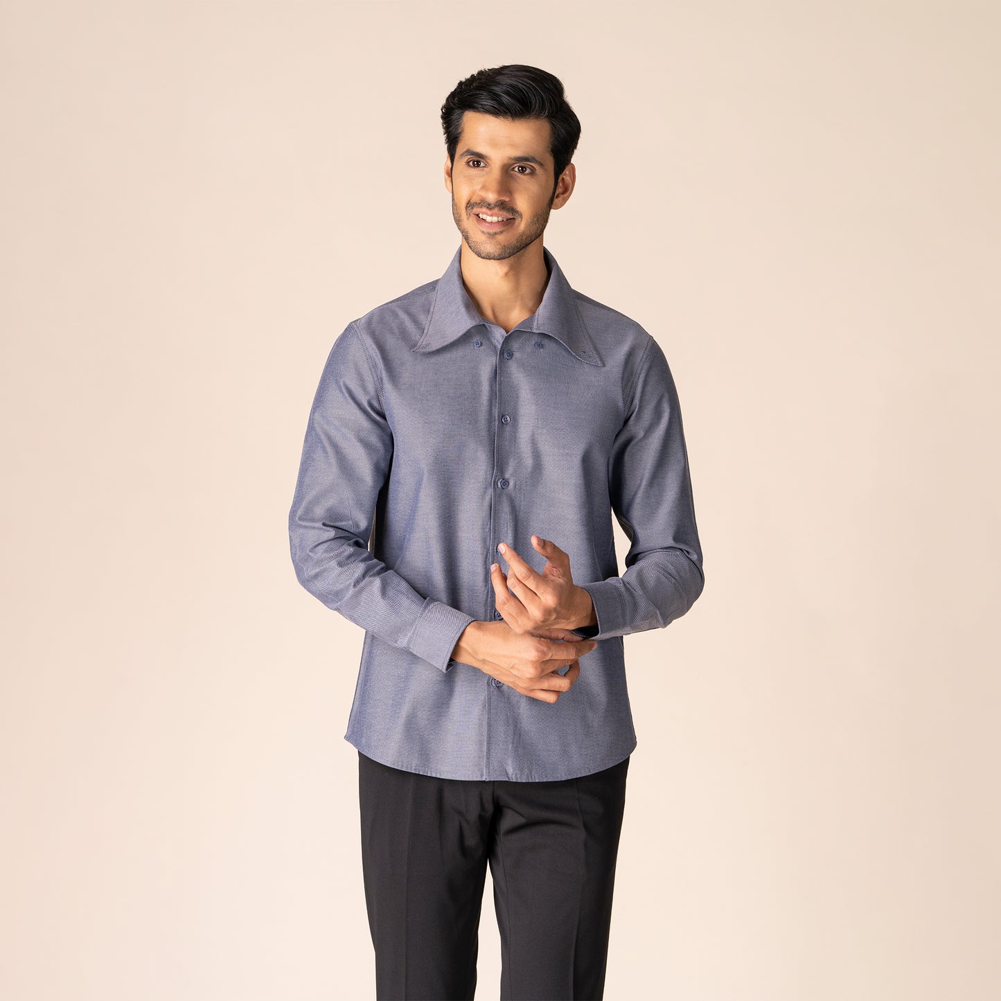 SOLID COLOUR FULL SLEEVE SHIRT