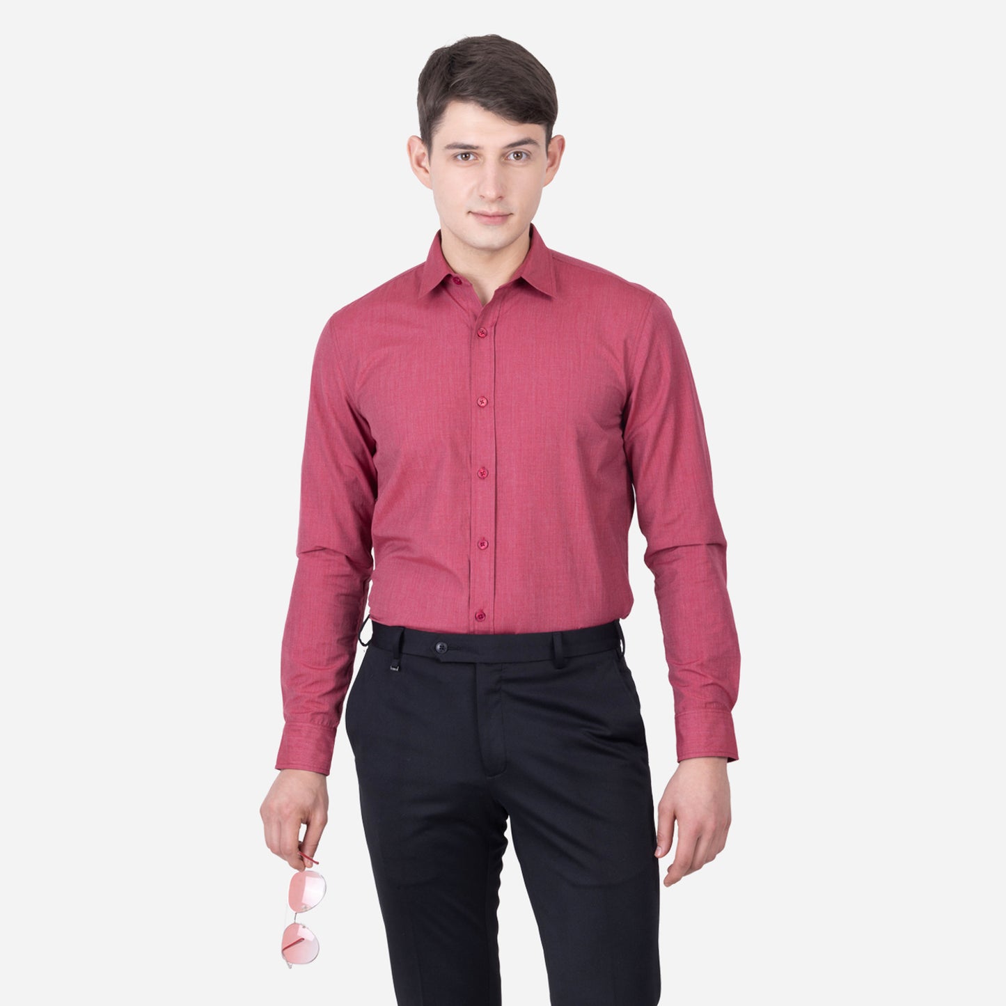 SOLID COLOUR FULL SLEEVE SHIRT