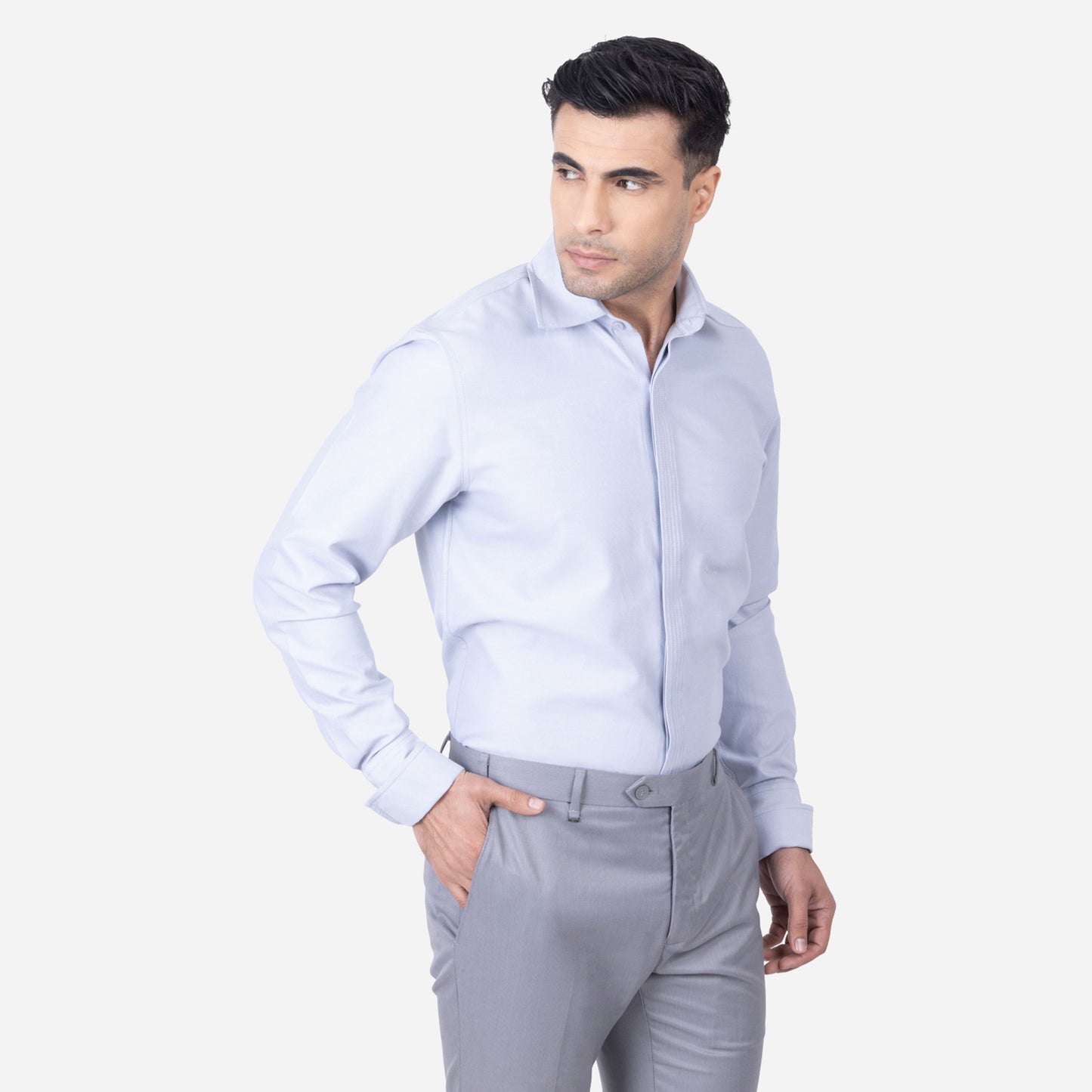 SOLID COLOUR FULL SLEEVE SHIRT