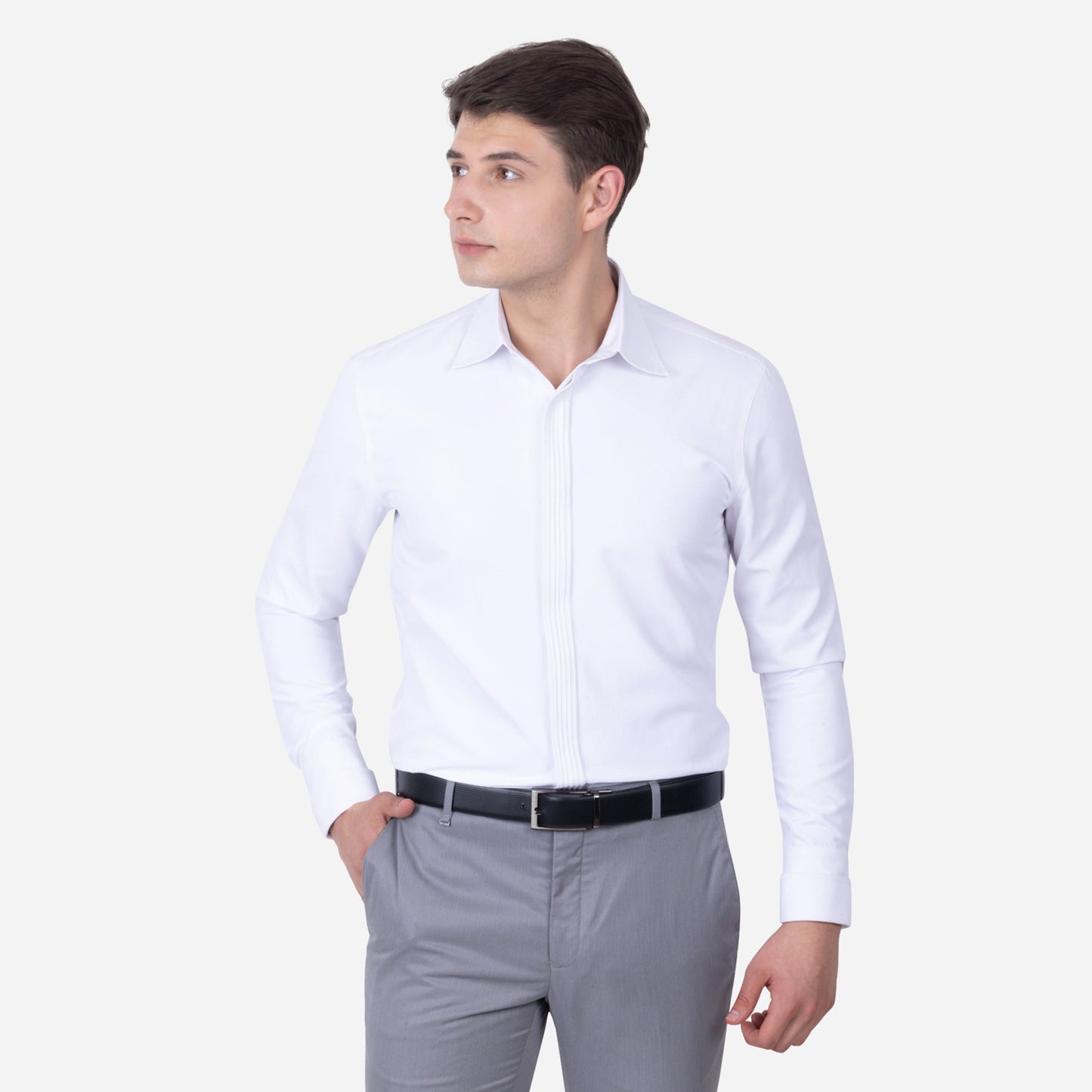 SOLID COLOUR FULL SLEEVE SHIRT