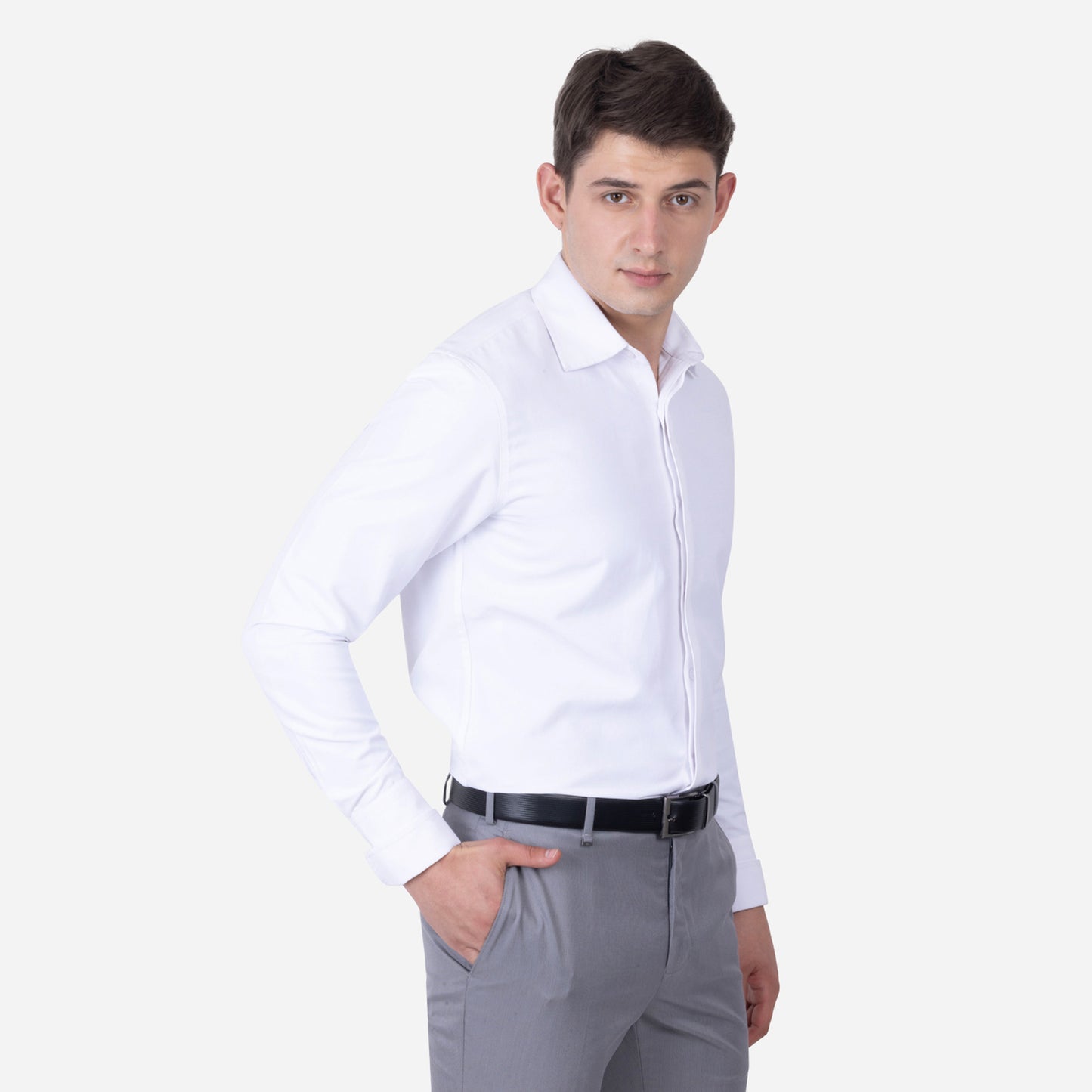 SOLID COLOUR FULL SLEEVE SHIRT
