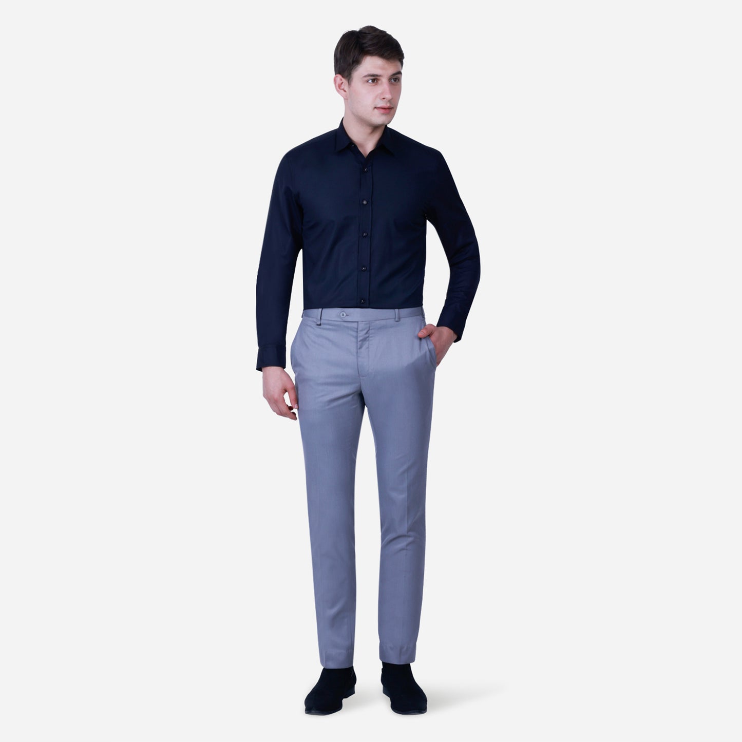 SOLID COLOUR FULL SLEEVE SHIRT