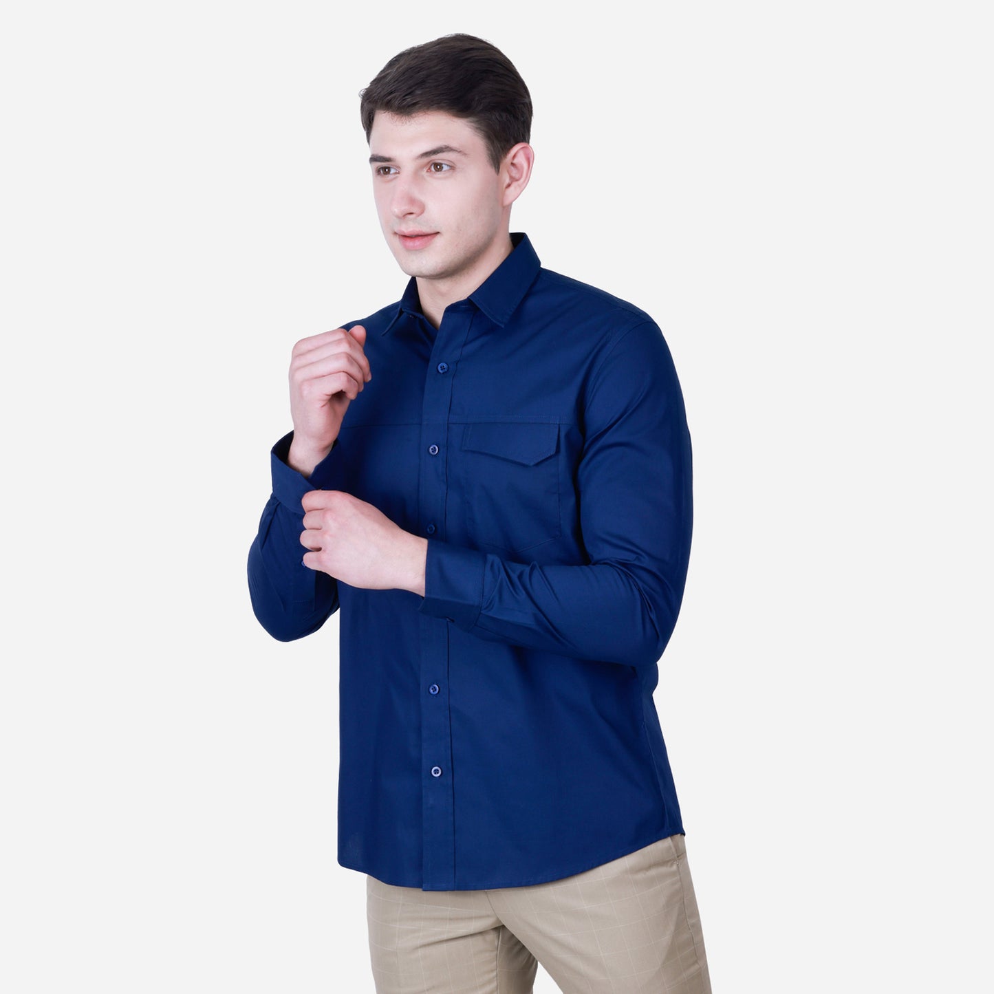 SOLID COLOUR FULL SLEEVE SHIRT