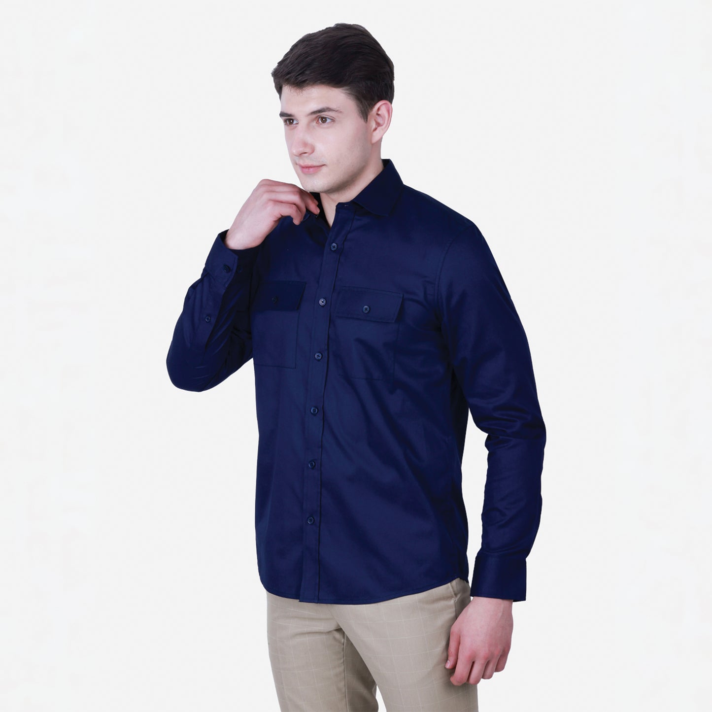 SOLID COLOUR FULL SLEEVE SHIRT
