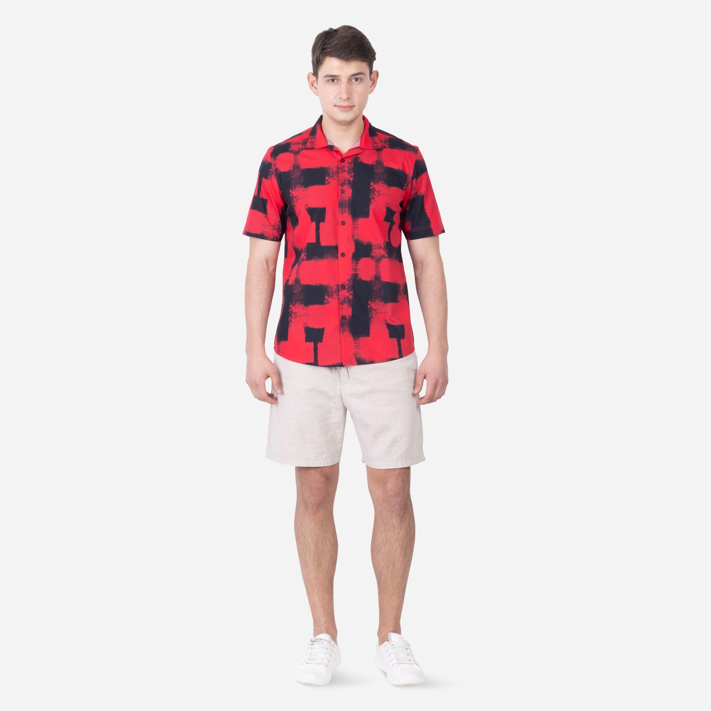 PRINTED HALF SLEEVE SHIRT