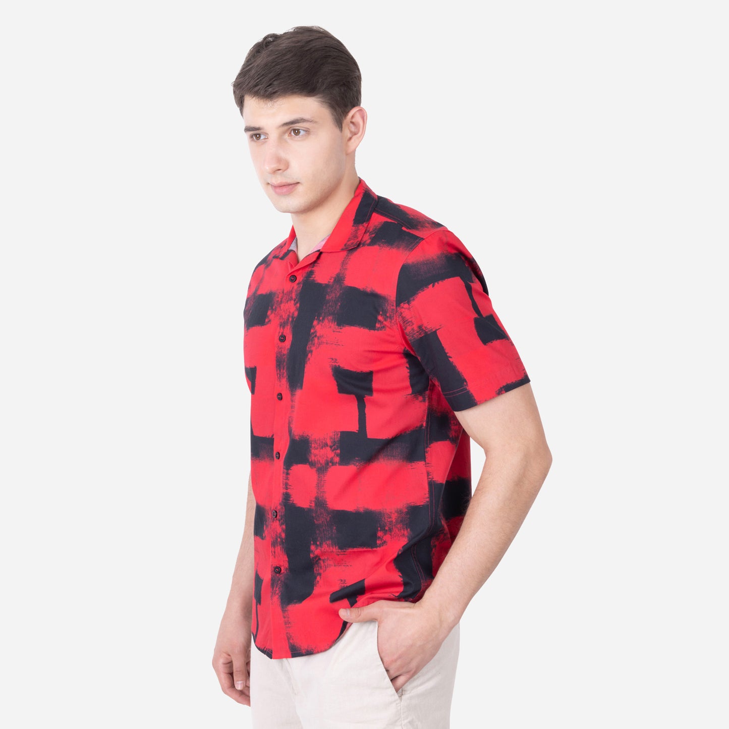 PRINTED HALF SLEEVE SHIRT