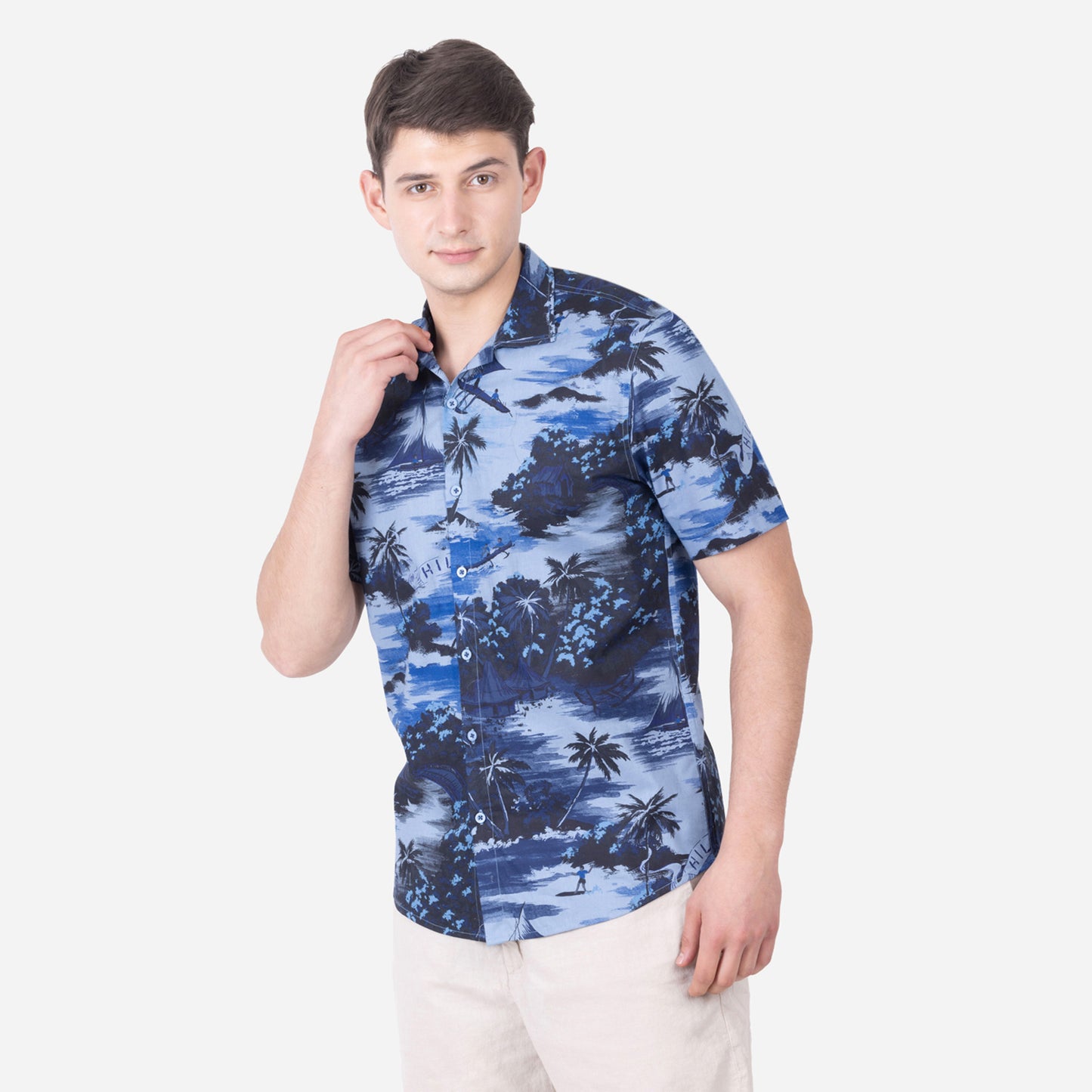 PRINTED HALF SLEEVE SHIRT