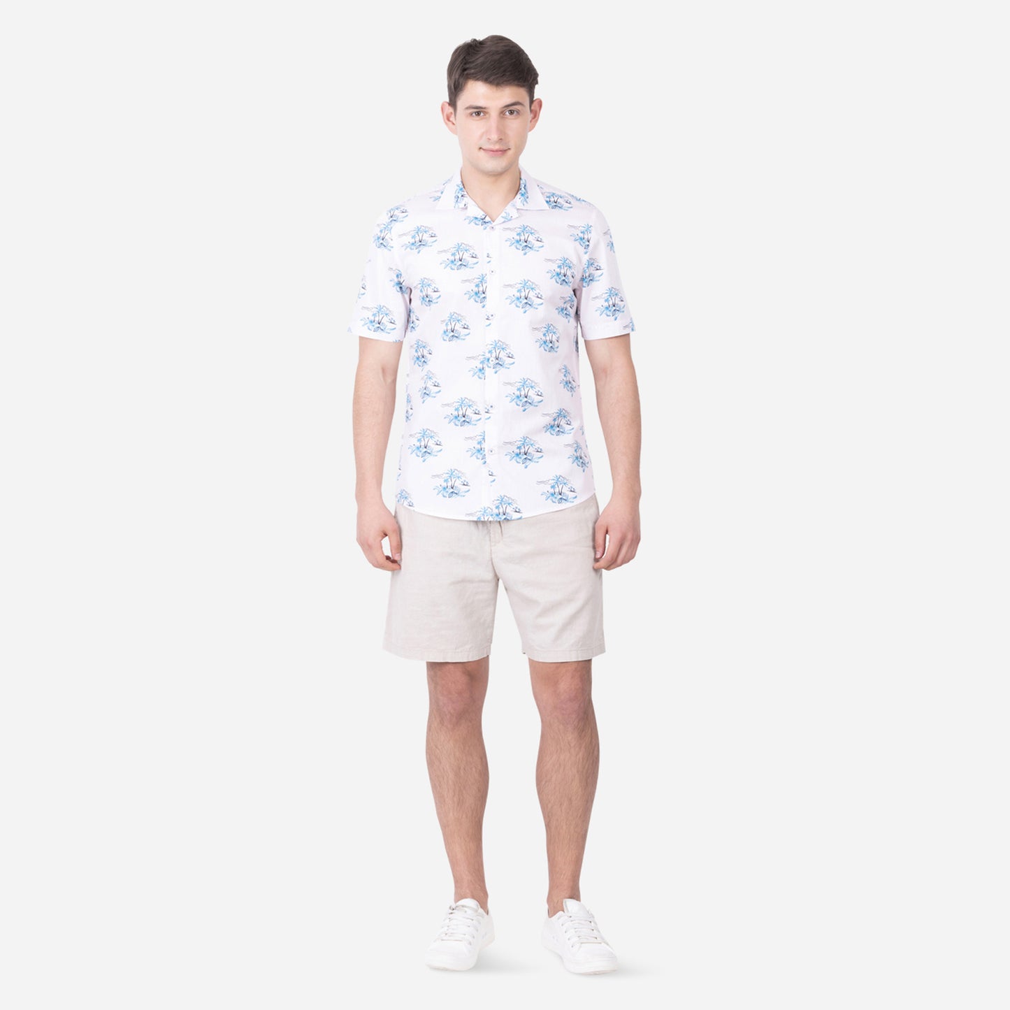 PRINTED HALF SLEEVE SHIRT