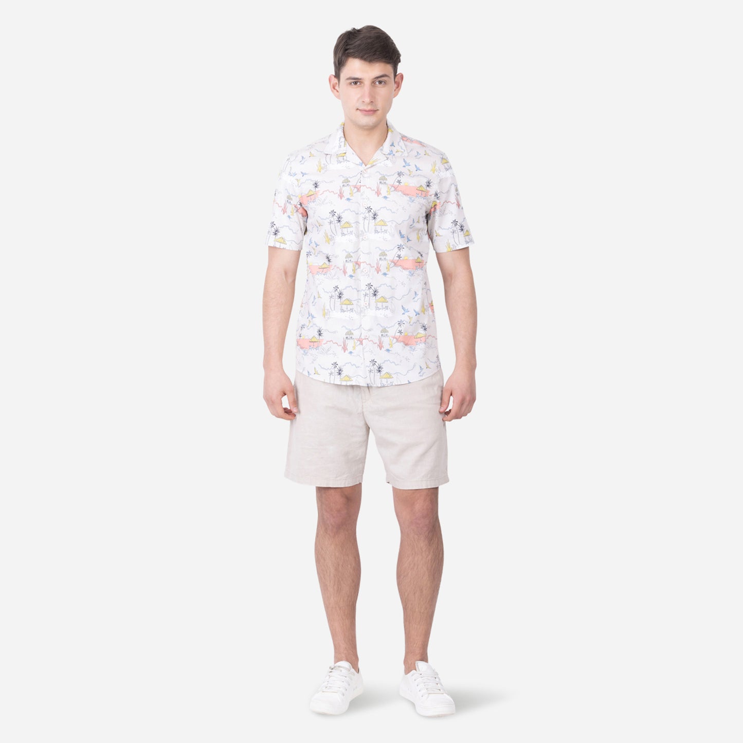 PRINTED HALF SLEEVE SHIRT
