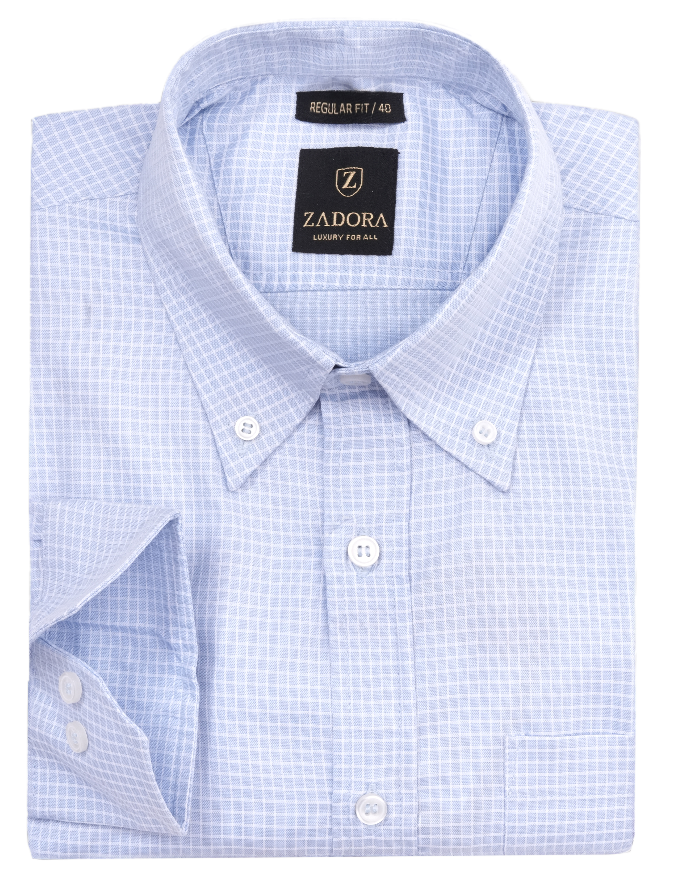 ZADORA Pack of 2 Men's Cotton Regular Fit Full Sleeves Stylish, Comfortable Casual & Formal Shirt