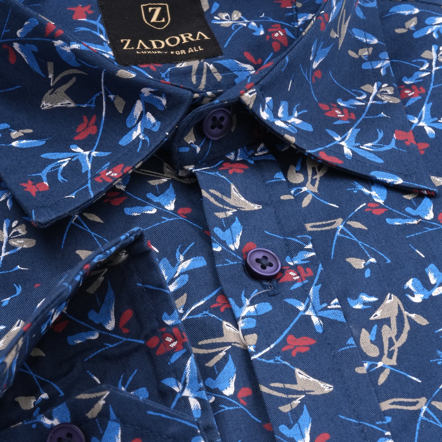 ZADORA Pack of 2 Men's Cotton Regular Fit Full Sleeves Stylish, Comfortable Casual & Formal Shirt