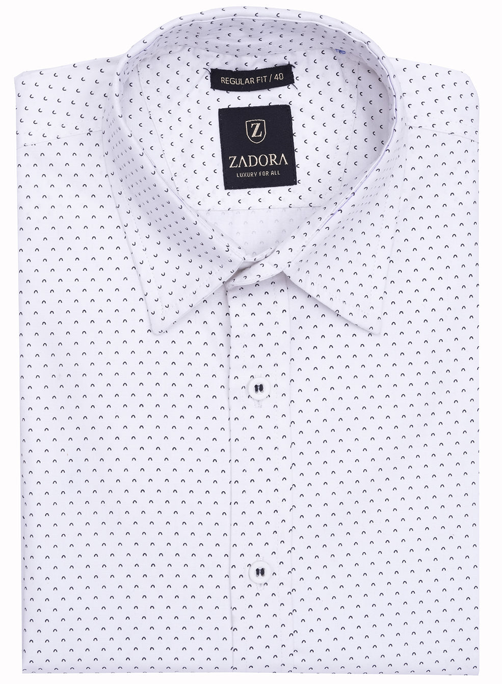 ZADORA Pack of 2 Men's Cotton Regular Fit Full Sleeves Stylish, Comfortable Casual & Formal Shirt