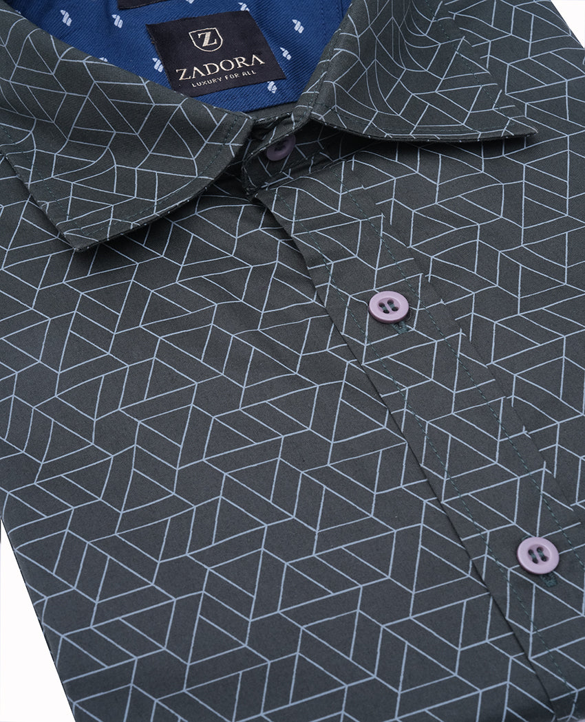 ZADORA Pack of 2 Men's Cotton Regular Fit Full Sleeves Stylish, Comfortable Casual & Formal Shirt