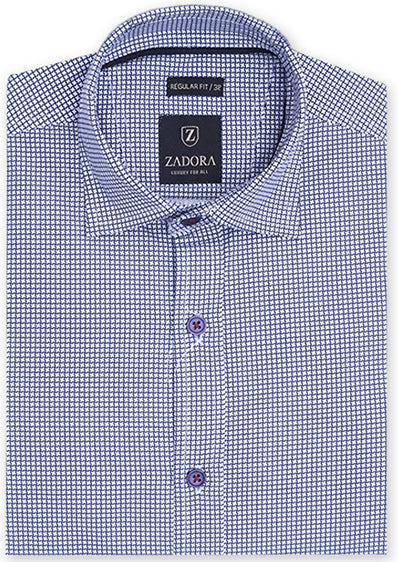 ZADORA Pack of 2 Men's Cotton Regular Fit Full Sleeves Stylish, Comfortable Casual & Formal Shirt