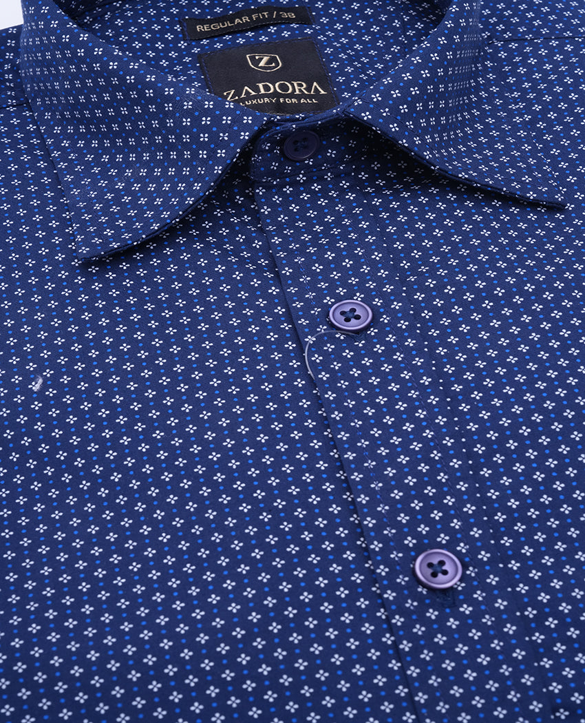 ZADORA Pack of 2 Men's Cotton Regular Fit Full Sleeves Stylish, Comfortable Casual & Formal Shirt