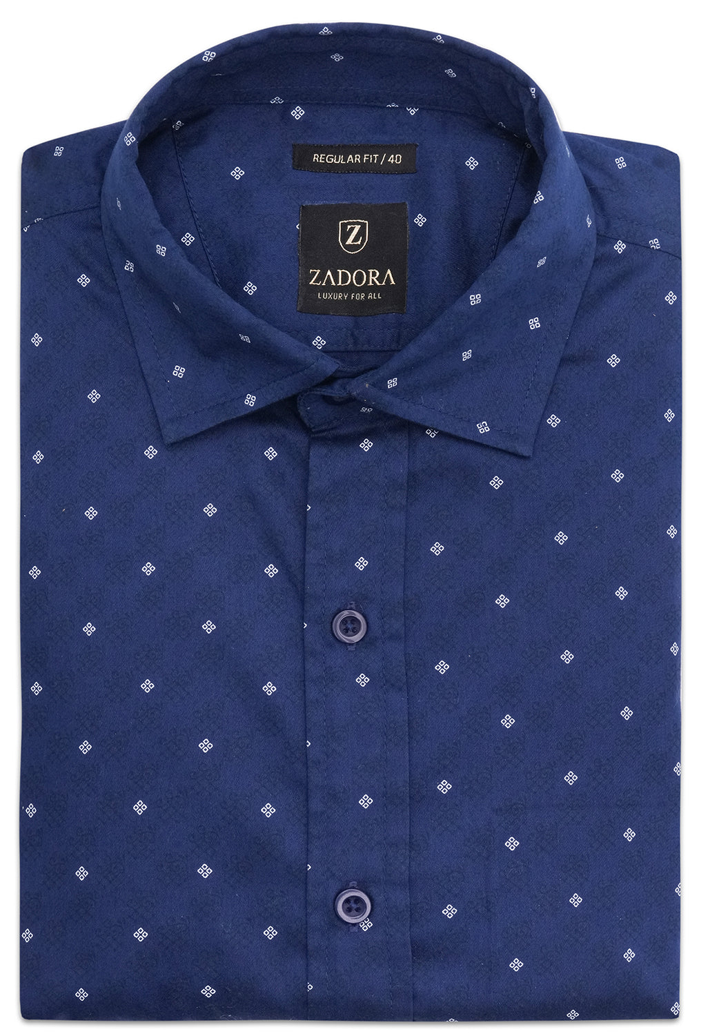 ZADORA Pack of 2 Men's Cotton Regular Fit Full Sleeves Stylish, Comfortable Casual & Formal Shirt