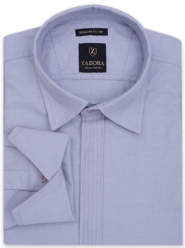 ZADORA Pack of 2 Men's Cotton Regular Fit Full Sleeves Stylish, Comfortable Casual & Formal Shirt