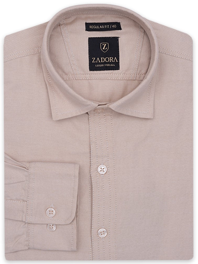 ZADORA Pack of 2 Men's Cotton Regular Fit Full Sleeves Stylish, Comfortable Casual & Formal Shirt