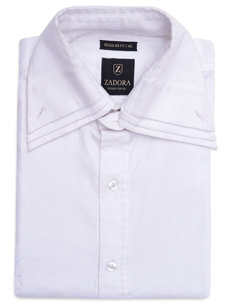 ZADORA Pack of 2 Men's Cotton Regular Fit Full Sleeves Stylish, Comfortable Casual & Formal Shirt