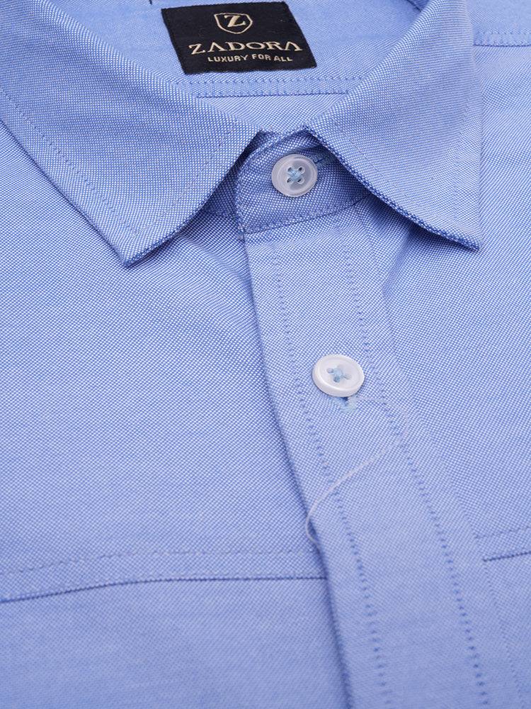 ZADORA Pack of 3 Men's Cotton Regular Fit Full Sleeves Stylish, Comfortable Casual & Formal Shirt