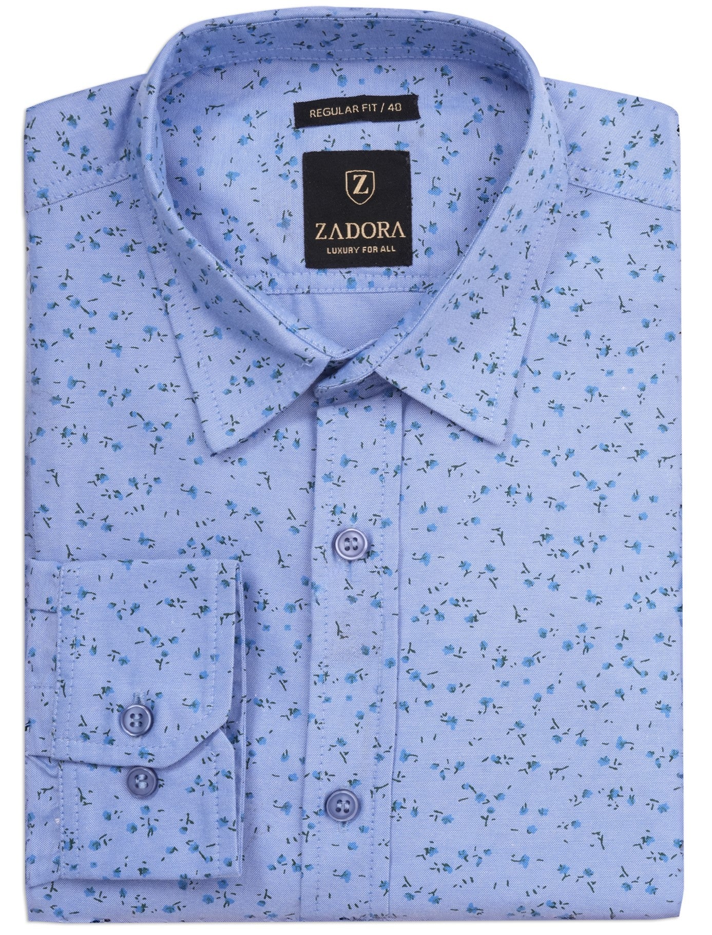 ZADORA Pack of 3 Men's Cotton Regular Fit Full Sleeves Stylish, Comfortable Casual & Formal Shirt
