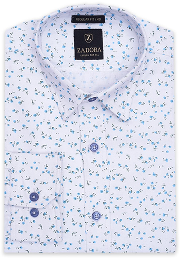 ZADORA Pack of 3 Men's Cotton Regular Fit Full Sleeves Stylish, Comfortable Casual & Formal Shirt