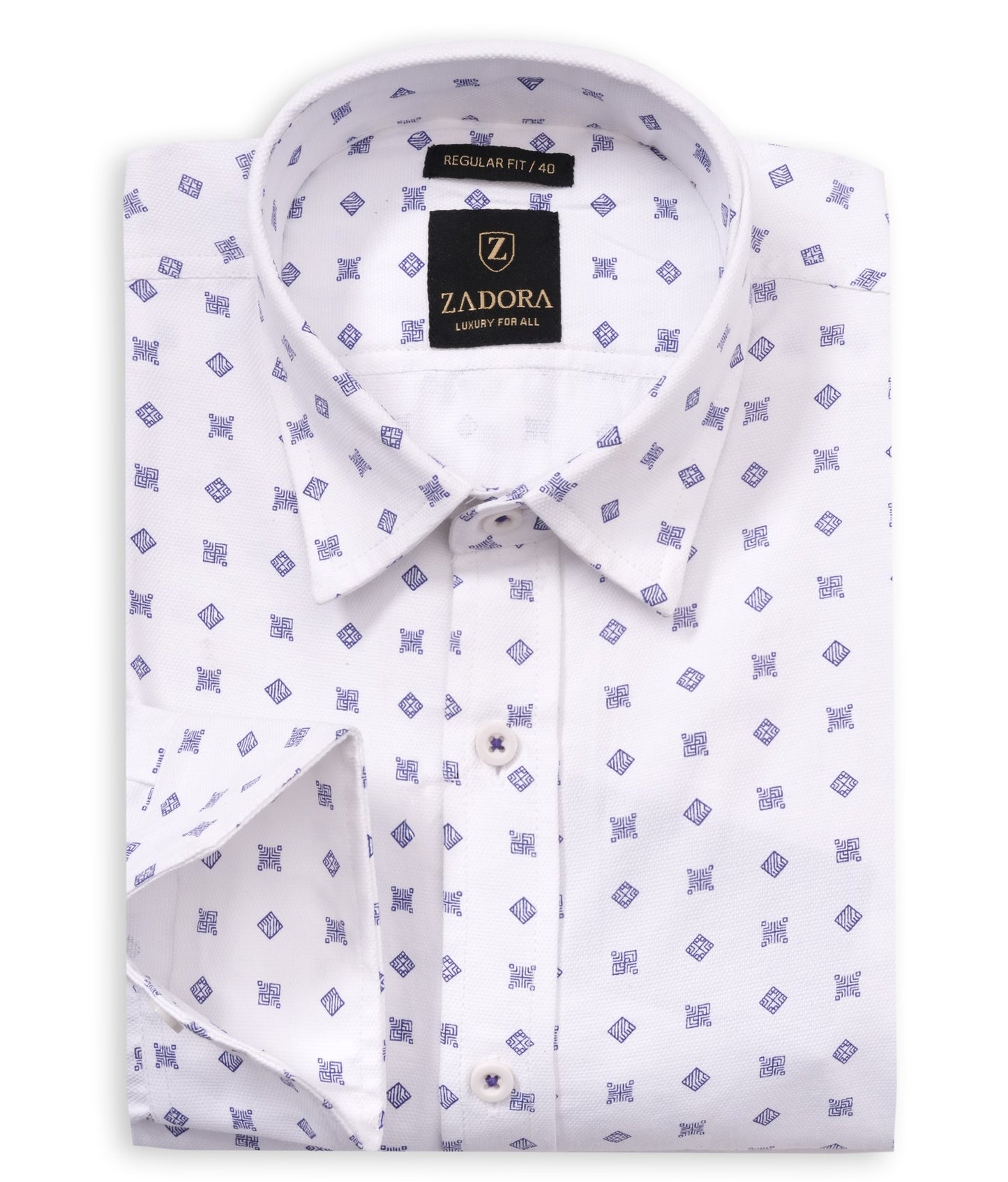 ZADORA Pack of 3 Men's Cotton Regular Fit Full Sleeves Stylish, Comfortable Casual & Formal Shirt