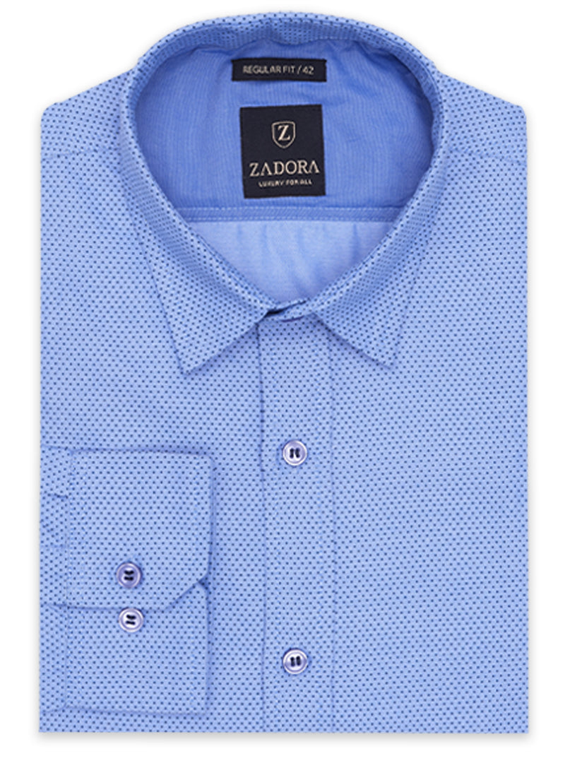 ZADORA Pack of 3 Men's Cotton Regular Fit Full Sleeves Stylish, Comfortable Casual & Formal Shirt