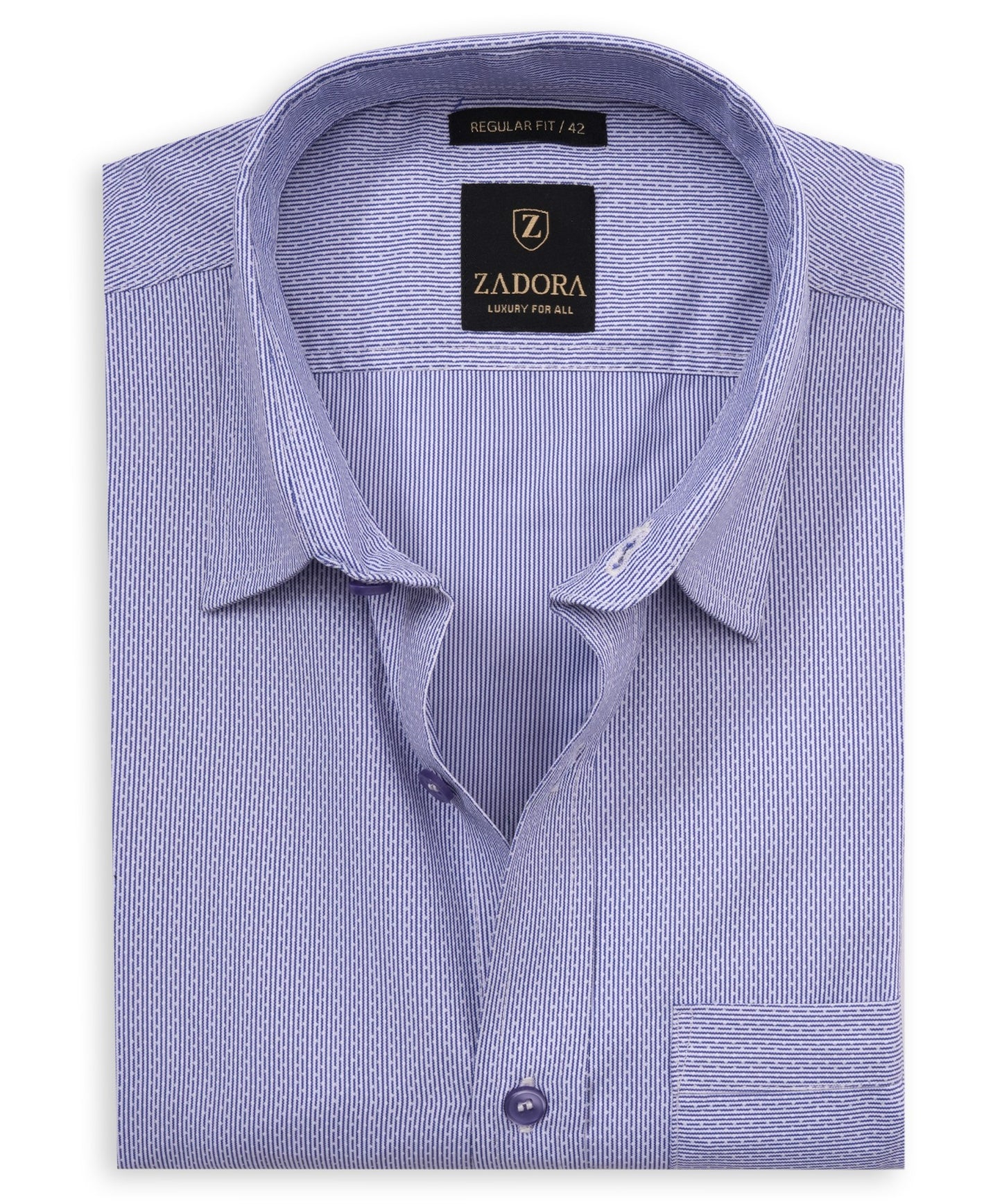 ZADORA Pack of 3 Men's Cotton Regular Fit Full Sleeves Stylish, Comfortable Casual & Formal Shirt