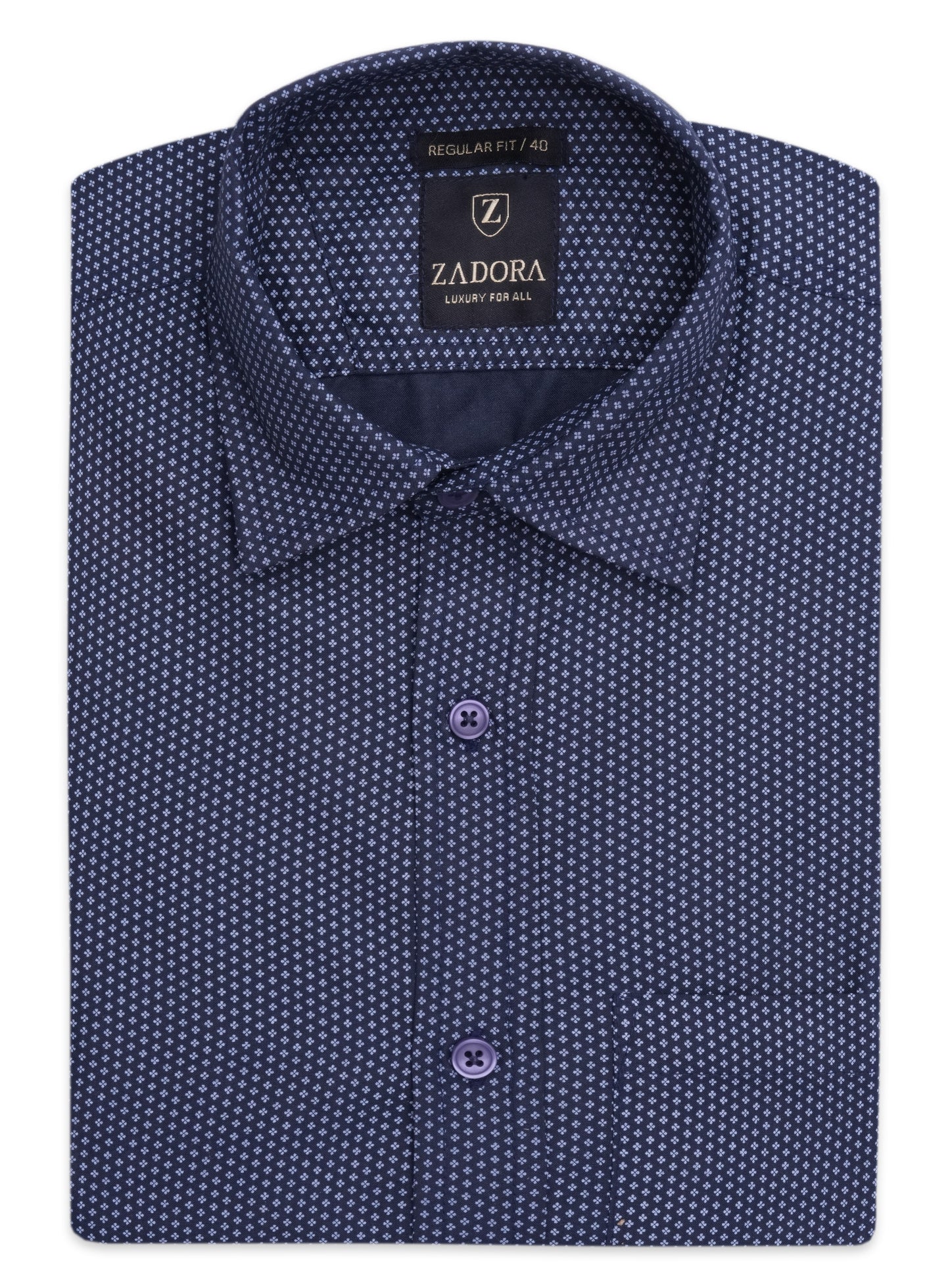 ZADORA Pack of 3 Men's Cotton Regular Fit Full Sleeves Stylish, Comfortable Casual & Formal Shirt