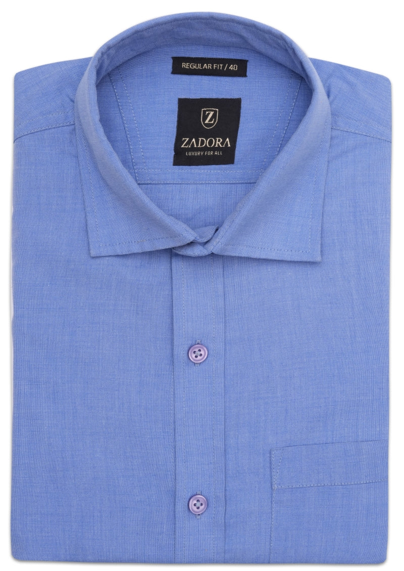 ZADORA Pack of 2 Men's Cotton Regular Fit Full Sleeves Stylish, Comfortable Casual & Formal Shirt