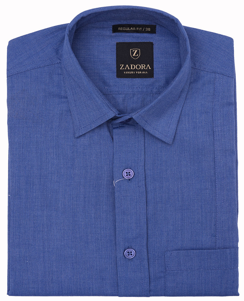 ZADORA Pack of 3 Men's Cotton Regular Fit Full Sleeves Stylish, Comfortable Casual & Formal Shirt