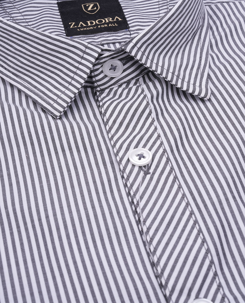 ZADORA Pack of 3 Men's Cotton Regular Fit Full Sleeves Stylish, Comfortable Casual & Formal Shirt