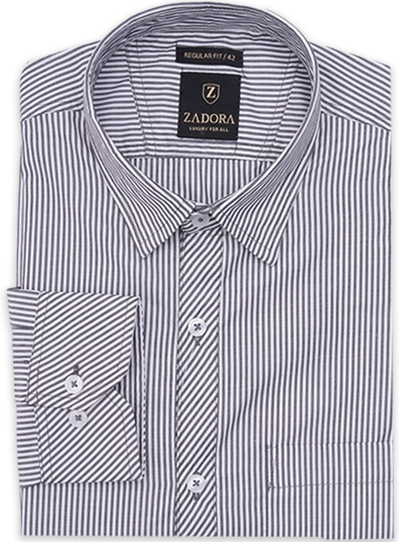 ZADORA Pack of 3 Men's Cotton Regular Fit Full Sleeves Stylish, Comfortable Casual & Formal Shirt