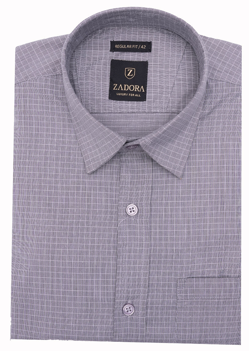 ZADORA Pack of 3 Men's Cotton Regular Fit Full Sleeves Stylish, Comfortable Casual & Formal Shirt