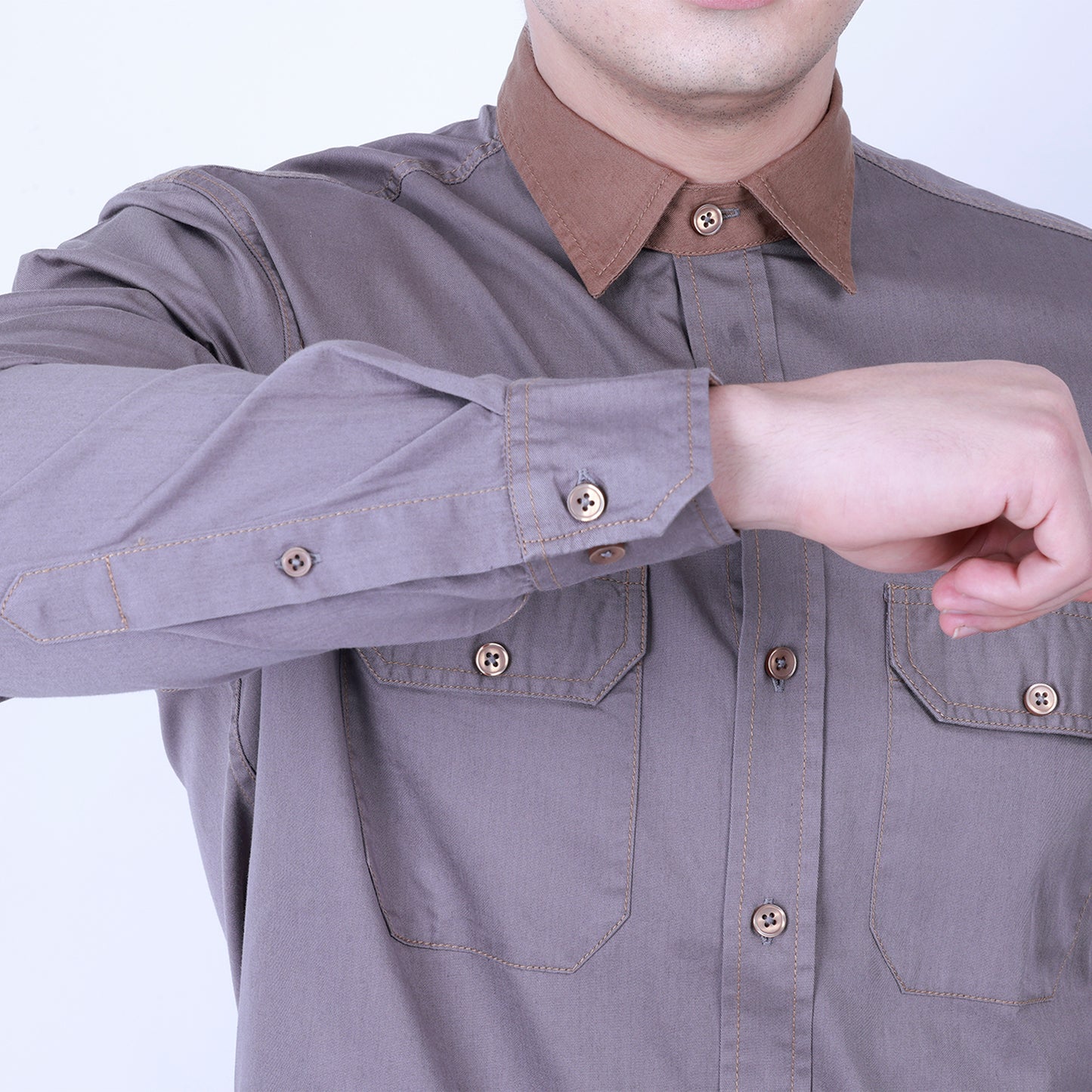 SOLID COLOUR FULL SLEEVE SHIRT