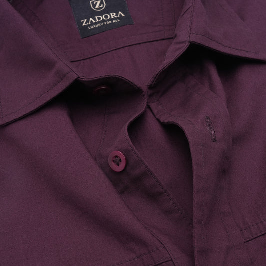 SOLID COLOUR FULL SLEEVE SHIRT