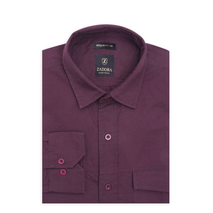 SOLID COLOUR FULL SLEEVE SHIRT