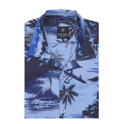 PRINTED HALF SLEEVE SHIRT