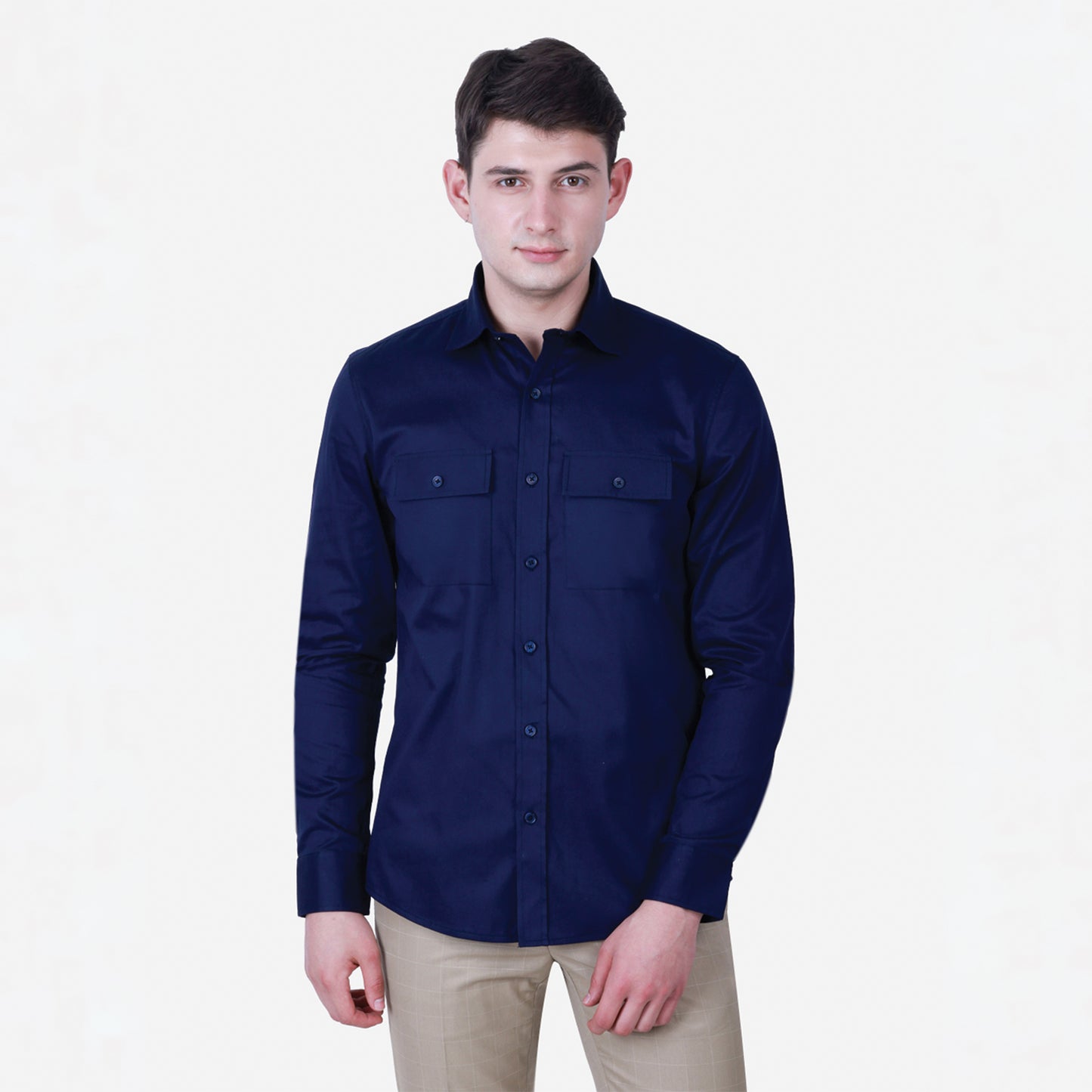 SOLID COLOUR FULL SLEEVE SHIRT