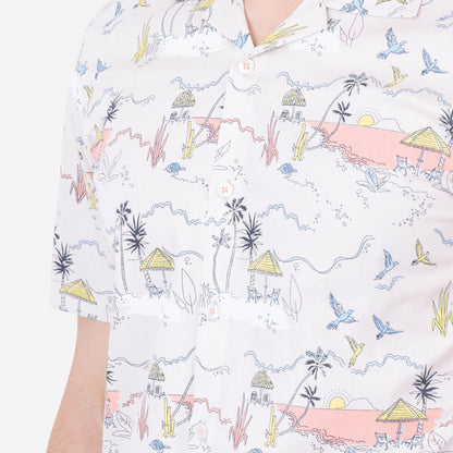 PRINTED HALF SLEEVE SHIRT
