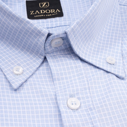 ZADORA Pack of 2 Men's Cotton Regular Fit Full Sleeves Stylish, Comfortable Casual & Formal Shirt